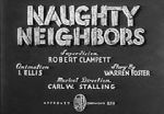 Watch Naughty Neighbors (Short 1939) Wolowtube