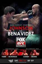 Watch UFC On Fox Johnson vs Benavidez II Wolowtube