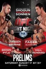 Watch UFC Fight Night 26 Preliminary Fights Wolowtube
