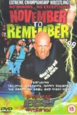 Watch ECW - November To Remember '99 Wolowtube