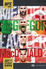 Watch UFC 189 Mendes vs. McGregor Wolowtube