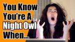 Watch You Know You\'re a Night Owl When... Wolowtube
