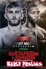 Watch UFC on Fox 14 Gustafsson vs Johnson Early Prelims Wolowtube