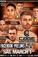 Watch Cage Warriors 65 Facebook prelims Wolowtube
