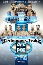 Watch UFC On Fox Henderson vs Diaz Preliminary Fights Wolowtube