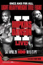 Watch Boxing Light Heavyweight Hopkins vs Dawson II Wolowtube