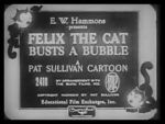 Watch Felix the Cat Busts a Bubble (Short 1926) Wolowtube